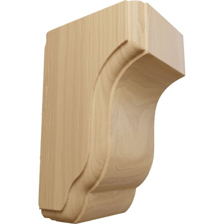 Ekena Millwork 2 1/2"W x 2 3/4"D x 4 1/2"H Capistrano Mission Corbel, Cherry COR02X02X04CPCH